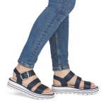 náhled Dámské sandály REMONTE D3N50-14 modrá S6