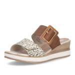 detail Dámské nazouváky REMONTE D6463-24 hnědá S6