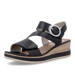 detail Dámské sandály REMONTE D6466-00 černá S6