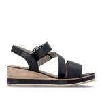 náhled Dámské sandály REMONTE D6466-00 černá S6
