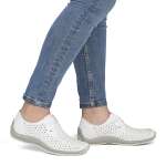 náhled Dámské polobotky RIEKER L1722-80 bílá S6