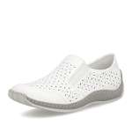 náhled Dámské mokasíny RIEKER L1756-80 bílá S6