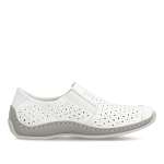 náhled Dámské mokasíny RIEKER L1756-80 bílá S6