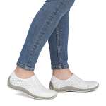 náhled Dámské mokasíny RIEKER L1756-80 bílá S6