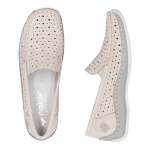 náhled Dámské mokasíny RIEKER L1767-60 béžová S6