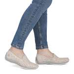 náhled Dámské mokasíny RIEKER L1767-60 béžová S6