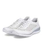 náhľad Dámske poltopánky RIEKER L3217-80 biela S6