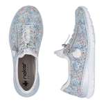 náhled Dámské polobotky RIEKER L3252-91 modrá S6