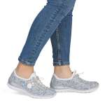 náhled Dámské polobotky RIEKER L3252-91 modrá S6