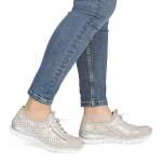 náhled Dámské polobotky RIEKER L3252-92 béžová S6