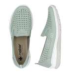 náhľad Dámske mokasíny RIEKER L32F4-52 zelená S6