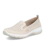 detail Dámske mokasíny RIEKER L32F4-60 béžová S6