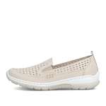 náhled Dámské mokasíny RIEKER L32F4-60 béžová S6