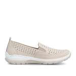 náhled Dámské mokasíny RIEKER L32F4-60 béžová S6