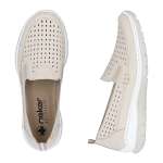 náhled Dámské mokasíny RIEKER L32F4-60 béžová S6