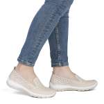 náhled Dámské mokasíny RIEKER L32F4-60 béžová S6