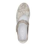 náhled Dámské baleríny RIEKER L5359-90 béžová S6