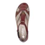 náhled Dámské sandály RIEKER M1655-34 červená S6