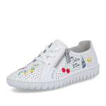 náhled Dámské polobotky RIEKER M2310-80 bílá S6