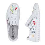 náhled Dámské polobotky RIEKER M2310-80 bílá S6