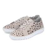 náhled Dámské polobotky RIEKER M2315-60 béžová S6