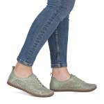 náhled Dámské polobotky RIEKER M2802-52 zelená S6