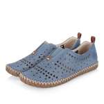 náhled Dámské mokasíny RIEKER M2852-12 modrá S6