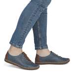 náhled Dámské polobotky RIEKER M2856-12 modrá S6