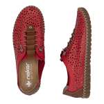 náhled Dámské polobotky RIEKER M2856-33 červená S6