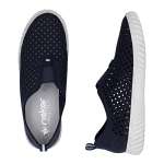 náhled Dámské mokasíny RIEKER N0965-14 modrá S6