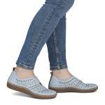 náhled Dámské mokasíny RIEKER N2452-10 modrá S6