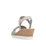 náhľad Dámske sandále REMONTE R6266-90 zlatá S6