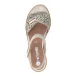 náhľad Dámske sandále REMONTE R6266-90 zlatá S6