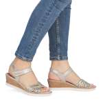 náhľad Dámske sandále REMONTE R6266-90 zlatá S6