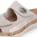 náhled Dámské nazouváky RIEKER V0302-60 béžová S6