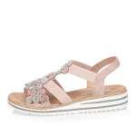 náhled Dámské sandály RIEKER V0613-90 růžová S6