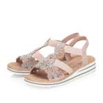 náhled Dámské sandály RIEKER V0613-90 růžová S6