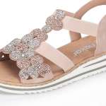 náhled Dámské sandály RIEKER V0613-90 růžová S6