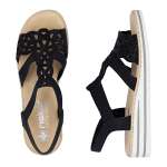 náhled Dámské sandály RIEKER V0646-00 černá S6