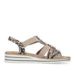 náhled Dámské sandály RIEKER V0649-20 béžová S6