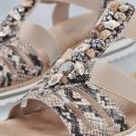 náhled Dámské sandály RIEKER V0649-20 béžová S6