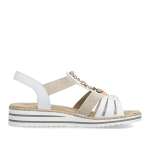 náhled Dámské sandály RIEKER V0656-80 bílá S6