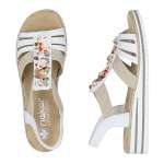 náhled Dámské sandály RIEKER V0656-80 bílá S6