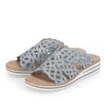 náhled Dámské nazouváky RIEKER V0689-12 modrá S6