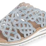 náhled Dámské nazouváky RIEKER V0689-12 modrá S6