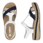 náhled Dámské sandály RIEKER V0919-81 bílá S6