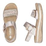 náhled Dámské sandály RIEKER V0951-90 zlatá S6