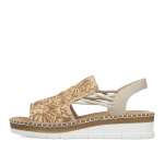 náhled Dámské sandály RIEKER V1268-64 béžová S6