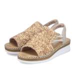 náhled Dámské sandály RIEKER V1268-64 béžová S6