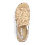 náhled Dámské sandály RIEKER V1268-64 béžová S6